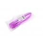 Лиловый глянцевый пластиковый вибратор - 14 см. (Свободный ассортимент 3313-05)