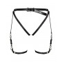 Портупея-трусики с гартерами (Obsessive A762 harness)
