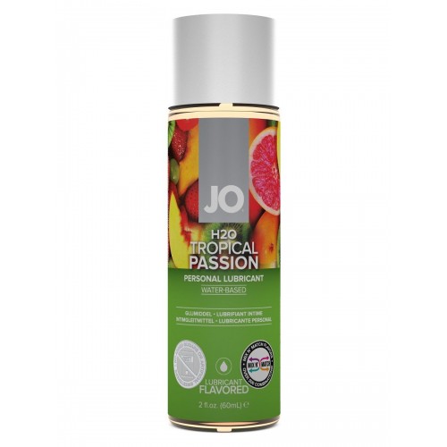 Лубрикант на водной основе с ароматом тропических фруктов JO Flavored Tropical Passion - 60 мл. (System JO JO20121)