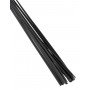 Чёрная плетка Deluxe Cat O  Nine - 62 см. (Pipedream PD4437-23)