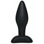 Чёрный анальный стимулятор Silicone Butt Plug Small - 9 см. (Orion 05037890000)