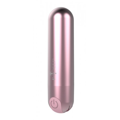 Розовая перезаряжаемая вибропуля Clio - 7,6 см. (Indeep 7705-01indeep)