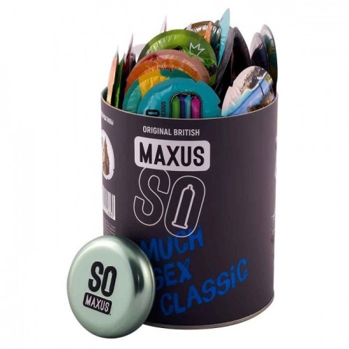 Классические презервативы в кейсе MAXUS So Much Sex - 100 шт. (Maxus MAXUS So Much Sex Classic №100)