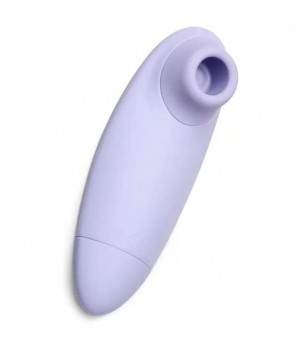 Фиолетовый вакуумный стимулятор клитора So Divine Pearl - 10 см.