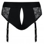 Черные трусики для насадок Diva Lingerie Harness - size L (Strap-on-me 6015995)