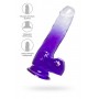 Прозрачно-фиолетовый фаллоимитатор Radi - 17,5 см. (A-toys 762018)