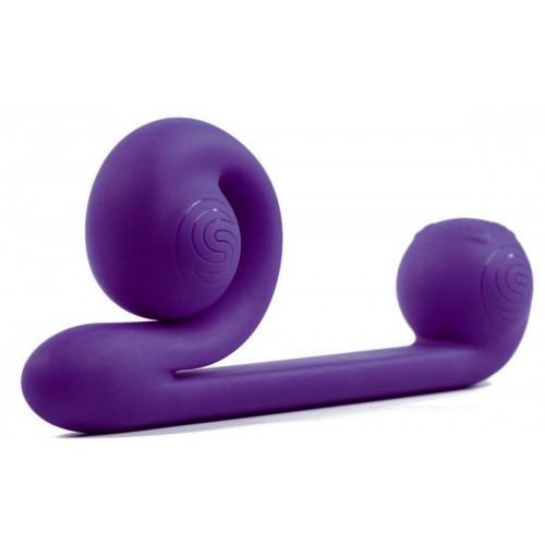 Уникальный фиолетовый вибромассажер-улитка для двойной стимуляции Snail Vibe (Snail SnailV-P)