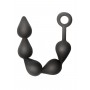 Чёрная анальная цепочка Black Edition Anal Super Beads - 40 см. (Lola Games 4221-01lola)