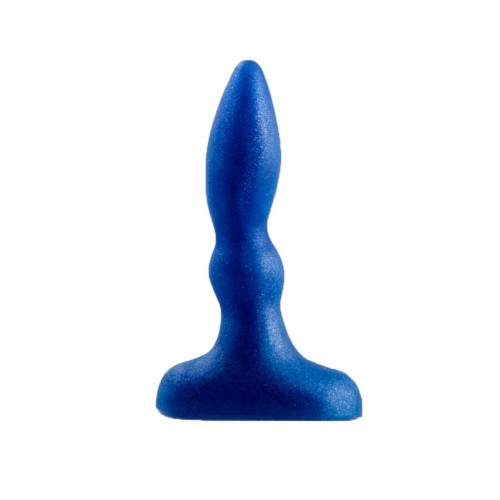 Синий анальный стимулятор Beginners p-spot massager - 11 см. (Lola Games 510214lola)