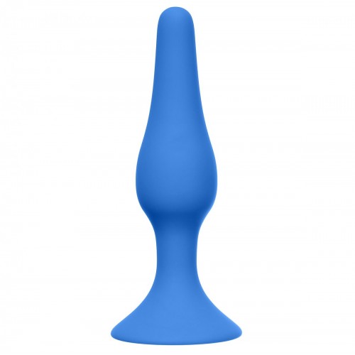 Синяя анальная пробка Slim Anal Plug Medium - 11,5 см. (Lola Games 4206-02Lola)