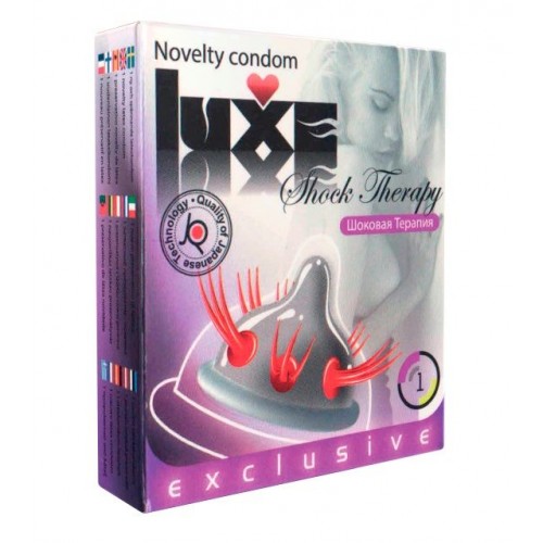 Презерватив LUXE Exclusive  Шоковая Терапия  - 1 шт. (Luxe LUXE Exclusive №1  Шоковая Терапия)