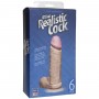 Фаллоимитатор на присоске The Realistic Cock 6” with Removable Vac-U-Lock Suction Cup - 17,3 см. (Doc Johnson 0271-01-BX)