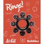 Чёрное эрекционное кольцо Rings Bubbles (Lola Games 0112-31Lola)