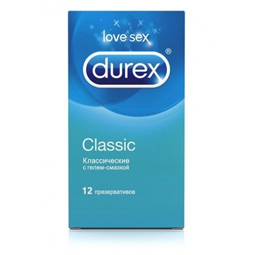 Классические презервативы Durex Classic - 12 шт. (Durex Durex Classic №12)