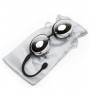 Серебристо-черные вагинальные шарики Inner Goddess Silver Jiggle Balls (Fifty Shades of Grey FS-74926)