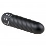 Черный мини-вибратор Diamond Twisted Vibrator - 11,4 см. (Easy toys ET087BLK)