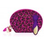 Фиолетовый вибратор Lovely Leopard - 12 см. (Rianne S E27846)