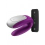 Фиолетовый вибромассажёр для пар Satisfyer Double Fun (Satisfyer 4002460)