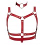 Красный комплект БДСМ-аксессуаров Harness Set (Orion 24930713101)