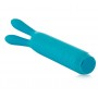 Голубой вибратор с ушками Rabbit Bullet Vibrator - 8,9 см. (Je Joue BUL-RBT-TL-USB-VB_EU)