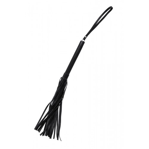 Черная плеть с гладкой рукоятью - 50 см. (Impirante 11350)