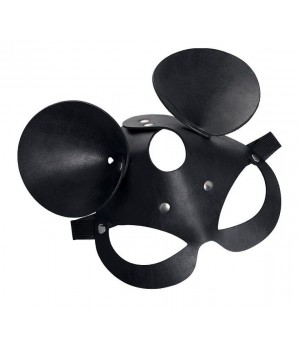 Черная маска с ушками мышки