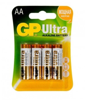 Батарейки алкалиновые GP Ultra Alkaline AA/LR6 - 4 шт...
