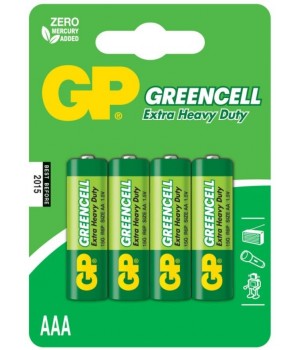 Батарейки солевые GP GreenCell AAA/R03G - 4 шт...