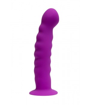 Фиолетовый анальный фаллоимитатор - 14 см...