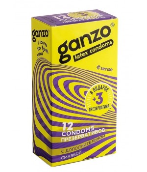 Тонкие презервативы для большей чувствительности Ganzo ..