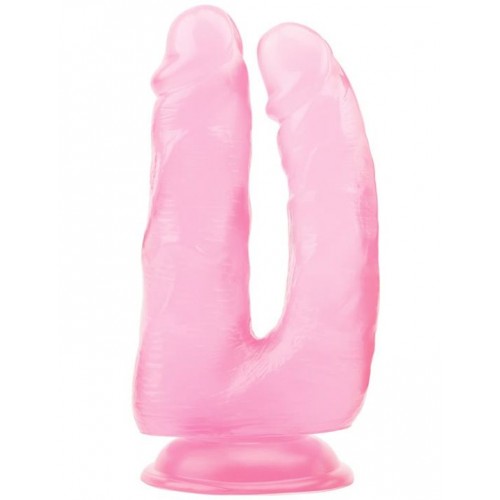 Розовый анально-вагинальный фаллоимитатор 14 Inch Dildo - 18 см. (Chisa CN-711941676)