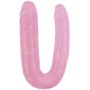 Розовый двусторонний фаллоимитатор 17.7 Inch Dildo - 22,5 см. (Chisa CN-711941326)