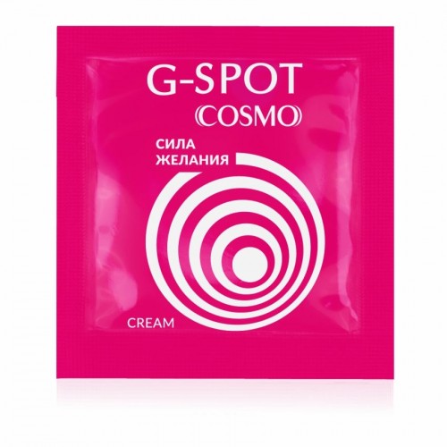 Стимулирующий интимный крем для женщин Cosmo G-spot - 2 гр. (Биоритм LB-23183t)