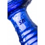 Синий двусторонний стеклянный фаллоимитатор Double Crystal - 19,5 см. (Satisfyer 4045931)