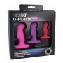 Набор из 3 цветных вибровтулок Nexus G-Play+ Trio (Nexus Range PGPT001)