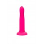 Розовый, светящийся в темноте фаллоимитатор Clint Glow - 20 см. (ToyFa 872020)