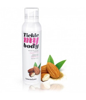 Массажная хрустящая пенка Tickle My Body Sweet Almonds с ароматом миндаля - 150 мл.