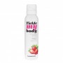 Массажная хрустящая пенка Tickle My Body Strawberry с ароматом клубники - 150 мл. (Love to Love 6040294)
