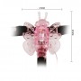 Розовая вибробабочка Sexy Friend на ремешках (Bior toys SF-70105)